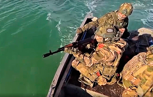 Морпіхи ЗСУ показали ліквідацію окупантів, які намагалися висадитися на островах Херсонщини. ВІДЕО